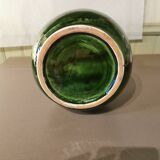 Green ceramic spiked vase Morocco