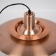 Danish vintage 1980s copper lamp