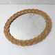 woven rattan mirror