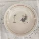 Old porridge plate Sarreguemines model Child Richard