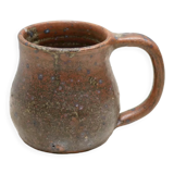 Tasse vintage en grès pyrité