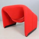 Pierre Paulin Set of 2 F598 Groovy Armchairs for Artifort New Upholstery, 1972