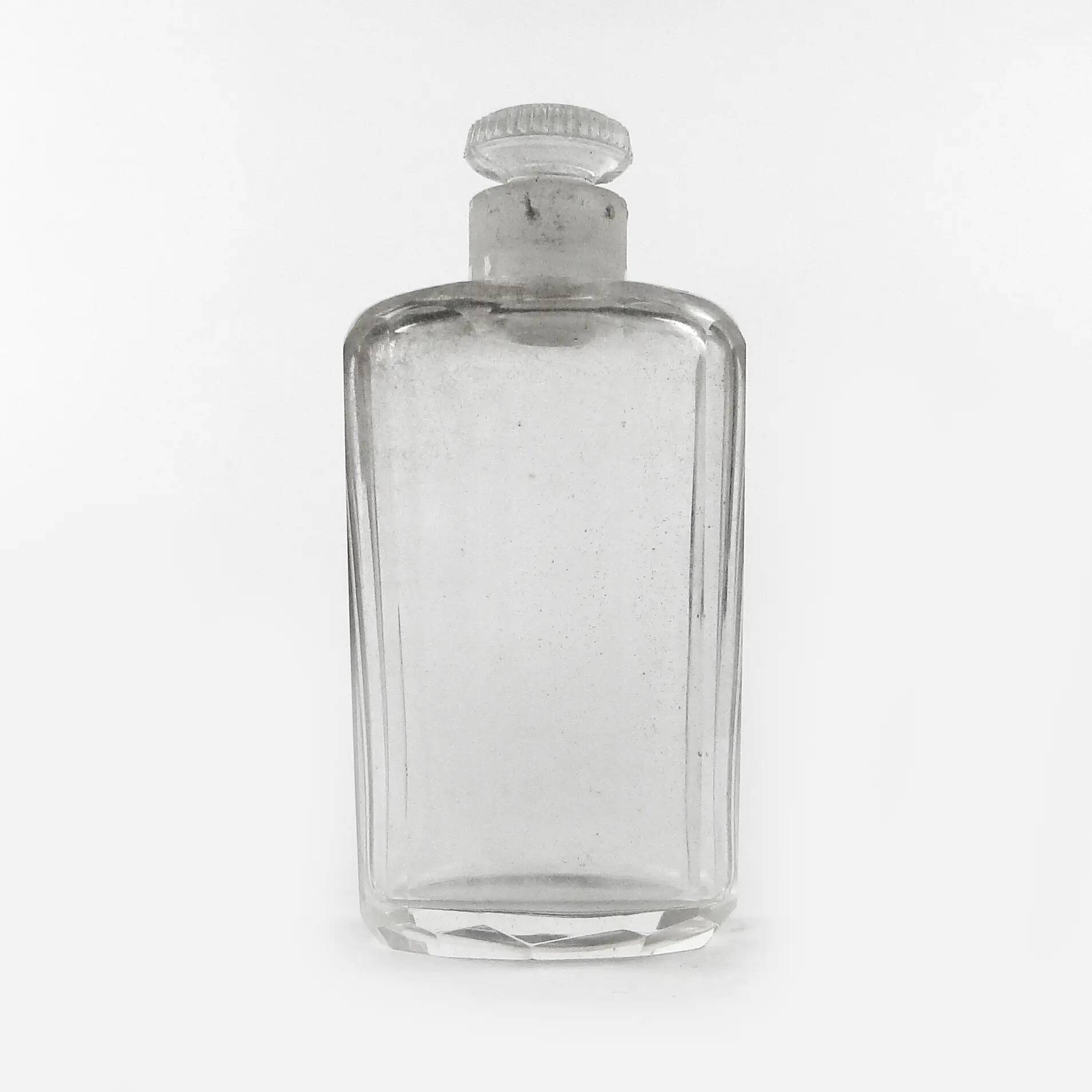 Art Deco perfume bottle, crystal, France, 1930s