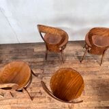 Series of 8 Baumann seagull chairs