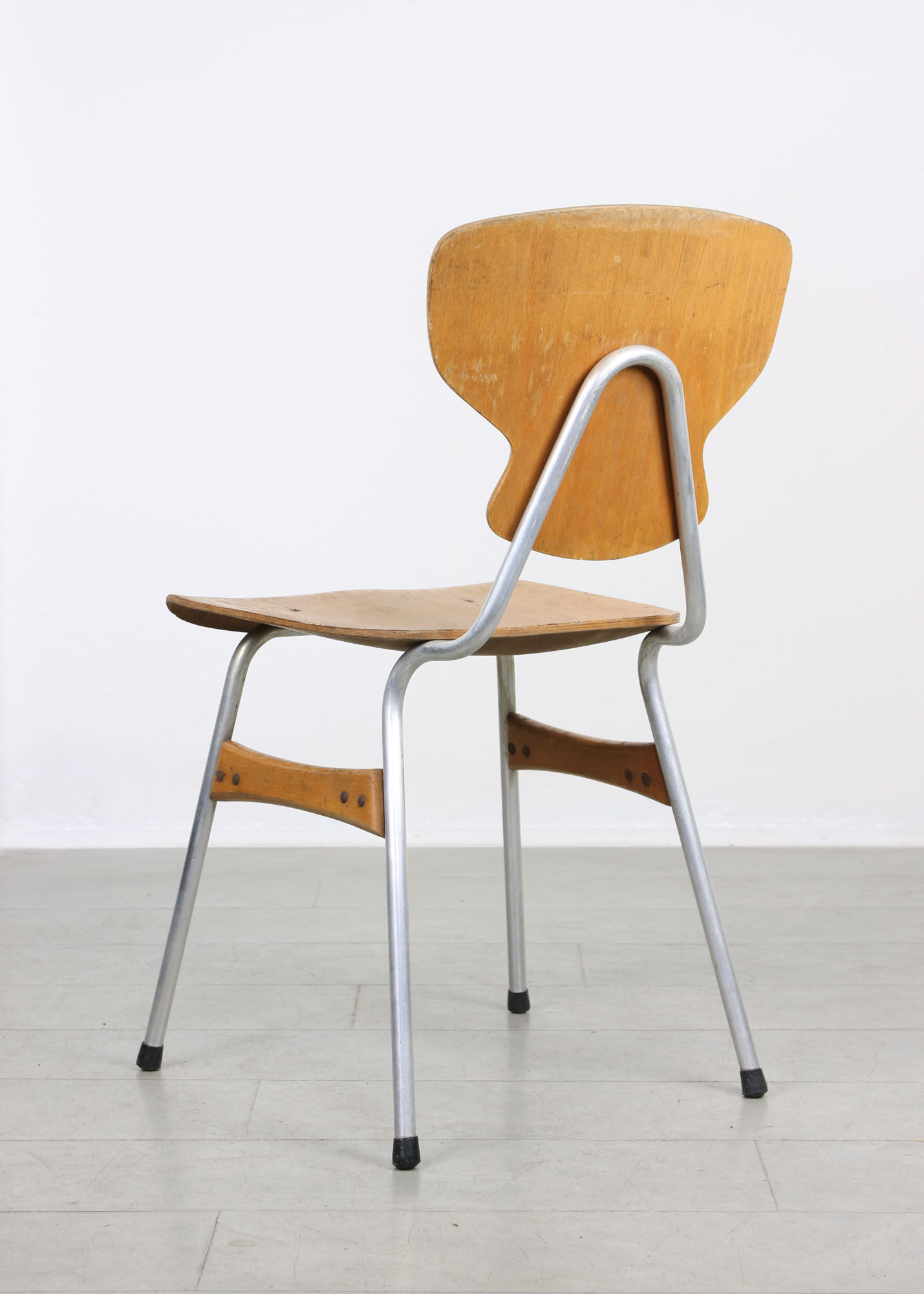 Mid-century plywood chairs by niko kralj, set of 2