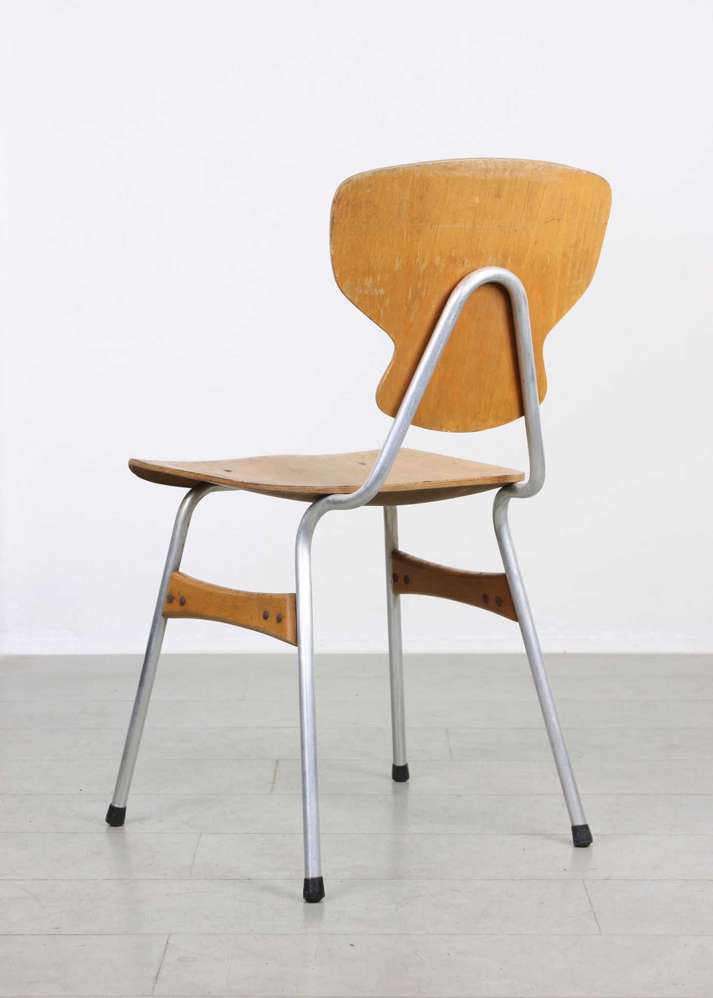 Mid-century plywood chairs by niko kralj, set of 2