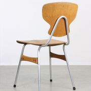 Mid-century plywood chairs by niko kralj, set of 2