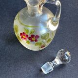 Non-selfish night service - art nouveau - hand-decorated satin blown crystal