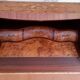 Writing desk back to donkey style Louis XV in rosewood