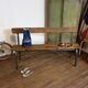 Locker room bench