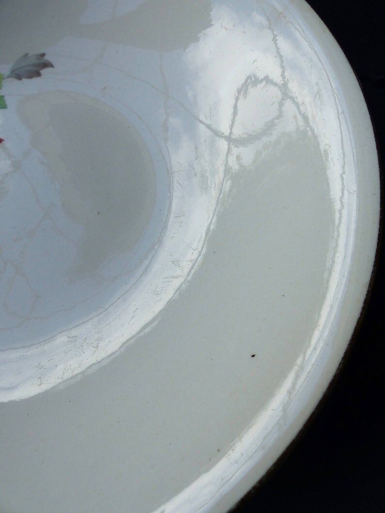 4 Gien "primefleur" hollow porcelain plates