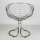 Chaise pan am chromée par Gastone Rinaldi pour rima