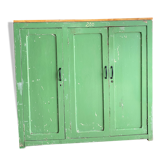 Meuble de métier en bois vintage