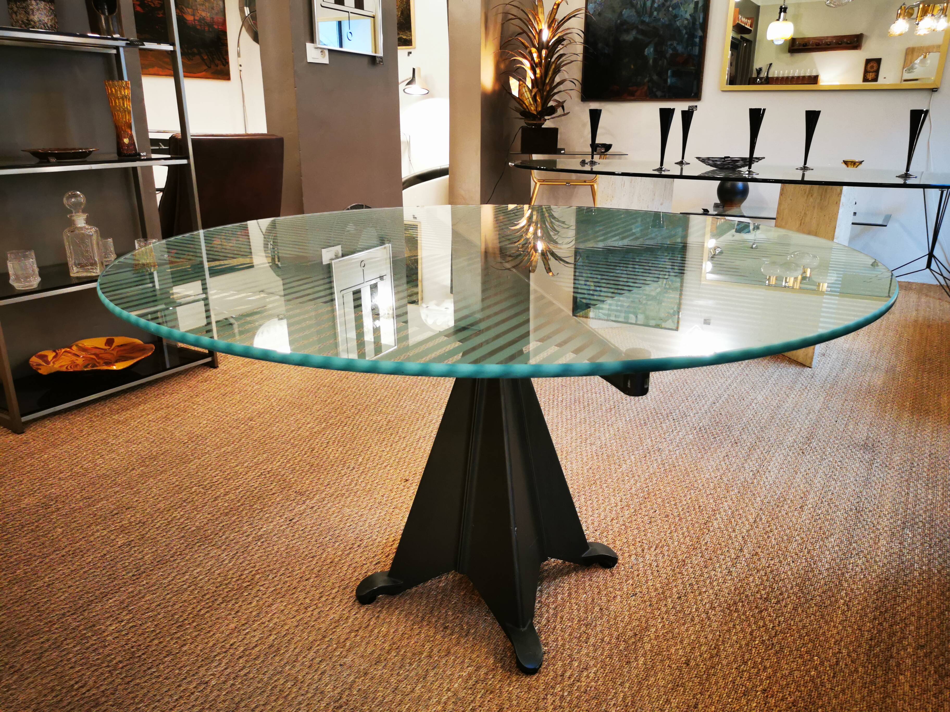 "Alada" designer dining table, Oscar TUSQUETS - 1980s