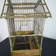 Cage à oiseaux ancienne en bois