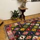 Gorgeous old Romanian kilim, geometrical design, colorful wool tapis kilim Tapis roumain