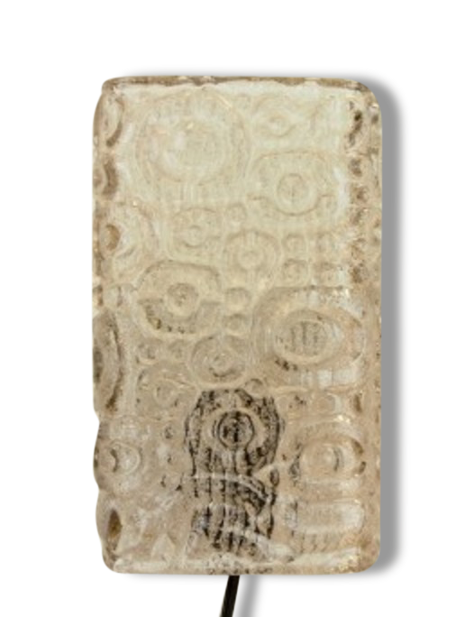 Mid Century lamp wall Iceglass