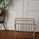 Scandinavian pearl wicker magazine storage