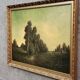 Barbizon School, 19th century: large oil painting on canvas, circa 1850
