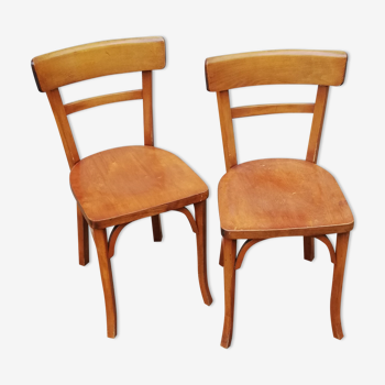 Paire de chaises bistrot Baumann