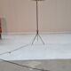 Wrought iron tripod floor lamp 1960