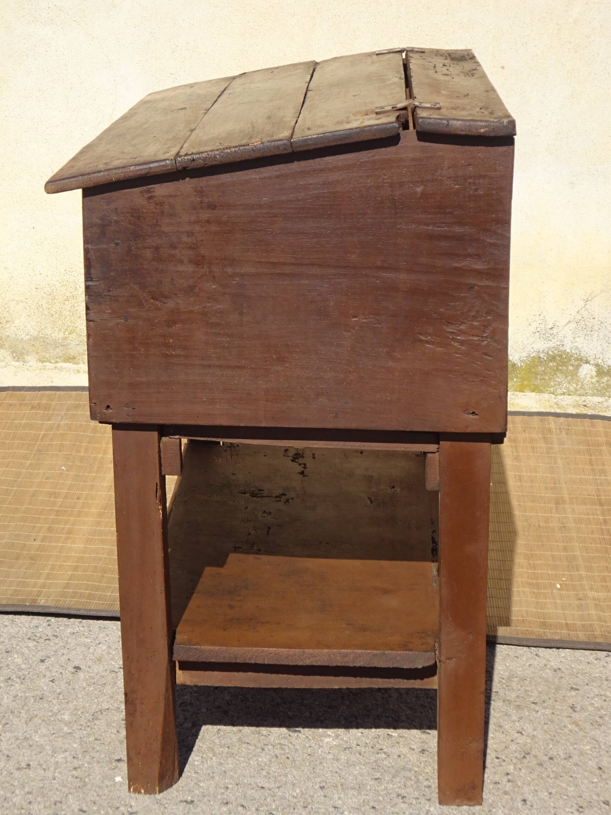 Antique oak furniture, dish drainer