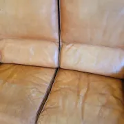 Pair of leather sofas