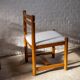 6X Chaise de salle à manger scandinave en chêne massif, années 1960