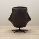 Leather swivel armchair, Danish design, 1960s, designer: H.W. Klein, manufacture: Bramin