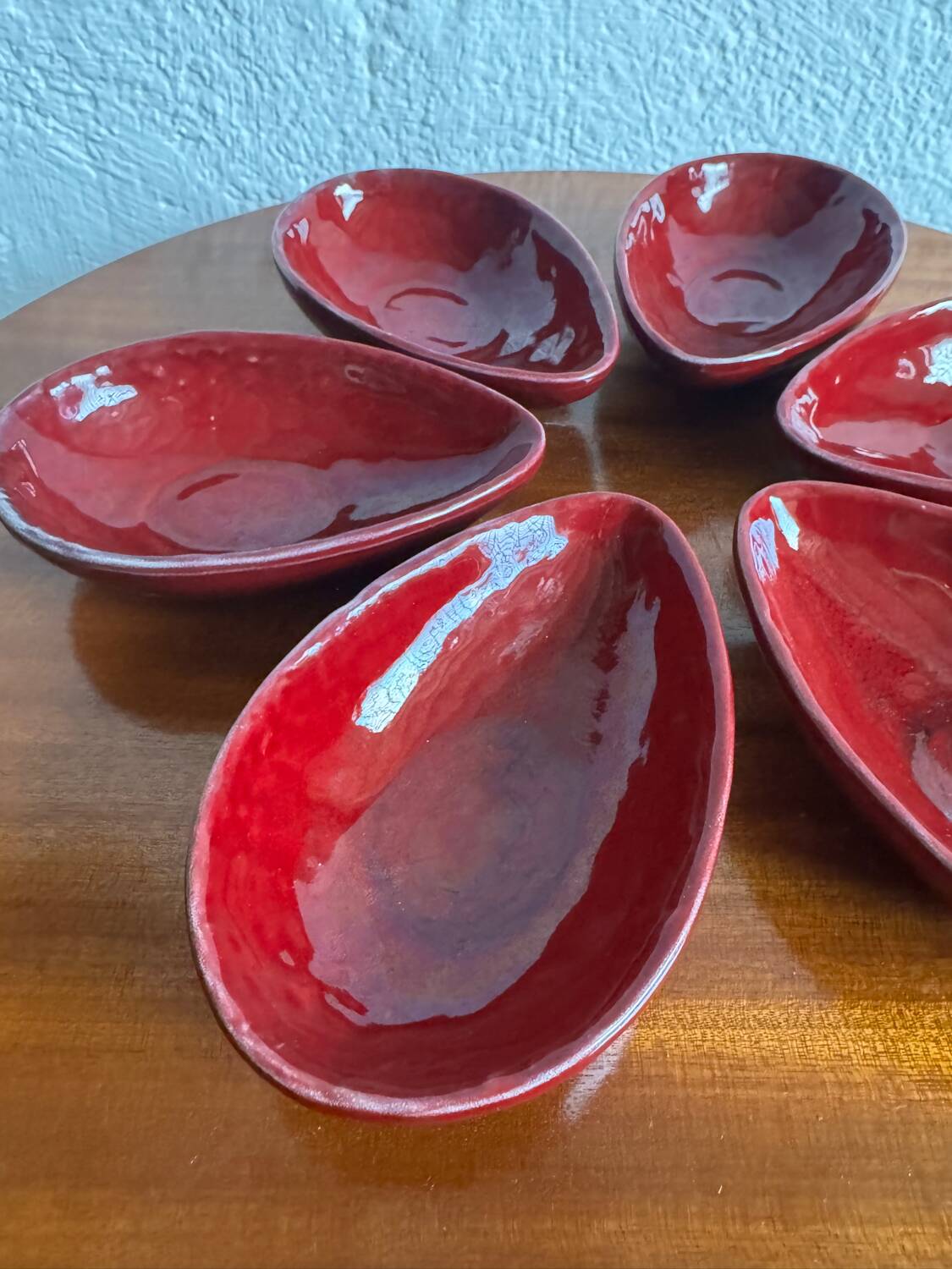 Ramequins en faïence de Charolles, années 70