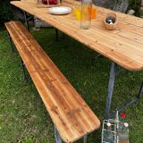 Guinguette table and benches