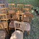 Lots de 14 chaises bistrot