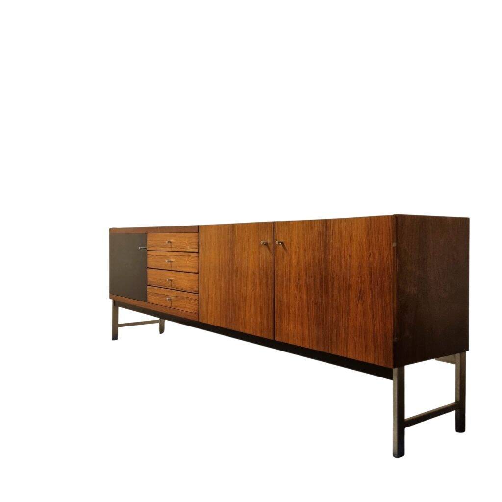 Buffet en placage de bois de rose 1960 – Fristho Franeker BDR-250 | Mobilier de design moderne du milieu du siècle