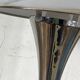 Lampe de bureau en inox ou métal chromé modèle champignon