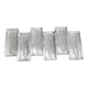 Lot de 6 porte couteaux en verre ciselé