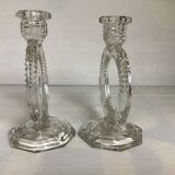 Pair of Libochovice candlesticks 1934 art deco