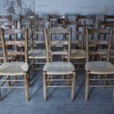 Lot of 12 Georges Robert mountain chairs - France 1960