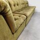 Vintage velvet modular sofa modular 'Verdant green'