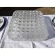 4 vintage ceiling lights from the 1960s in glass