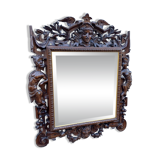 Mirror from an ancient castle, carved in Neo-Renaissance style.