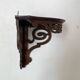 Old corner shelf in openwork wood mp