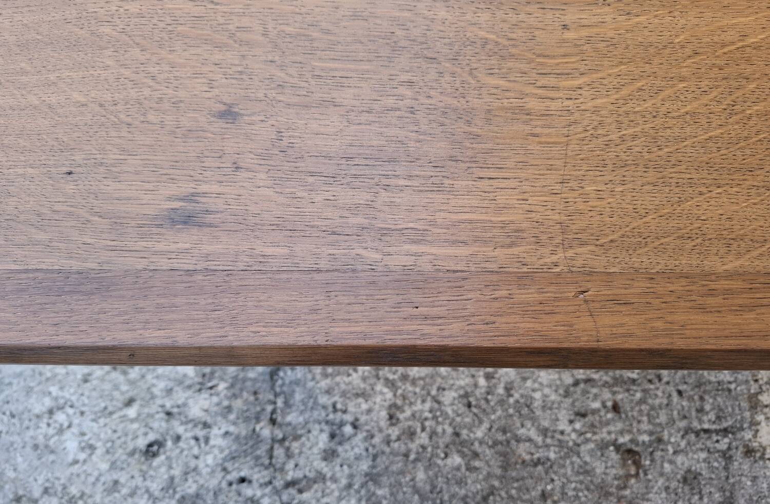 Oak farmhouse table