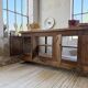 Rustic sideboard XXL 4m solid oak 1950
