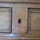 Old - Beautiful solid oak sideboard - 2 doors - 2 drawers in golden oak color