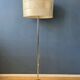 Mid Century Staff Leuchten floor lamp in leather