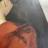 Painting, portrait from behind