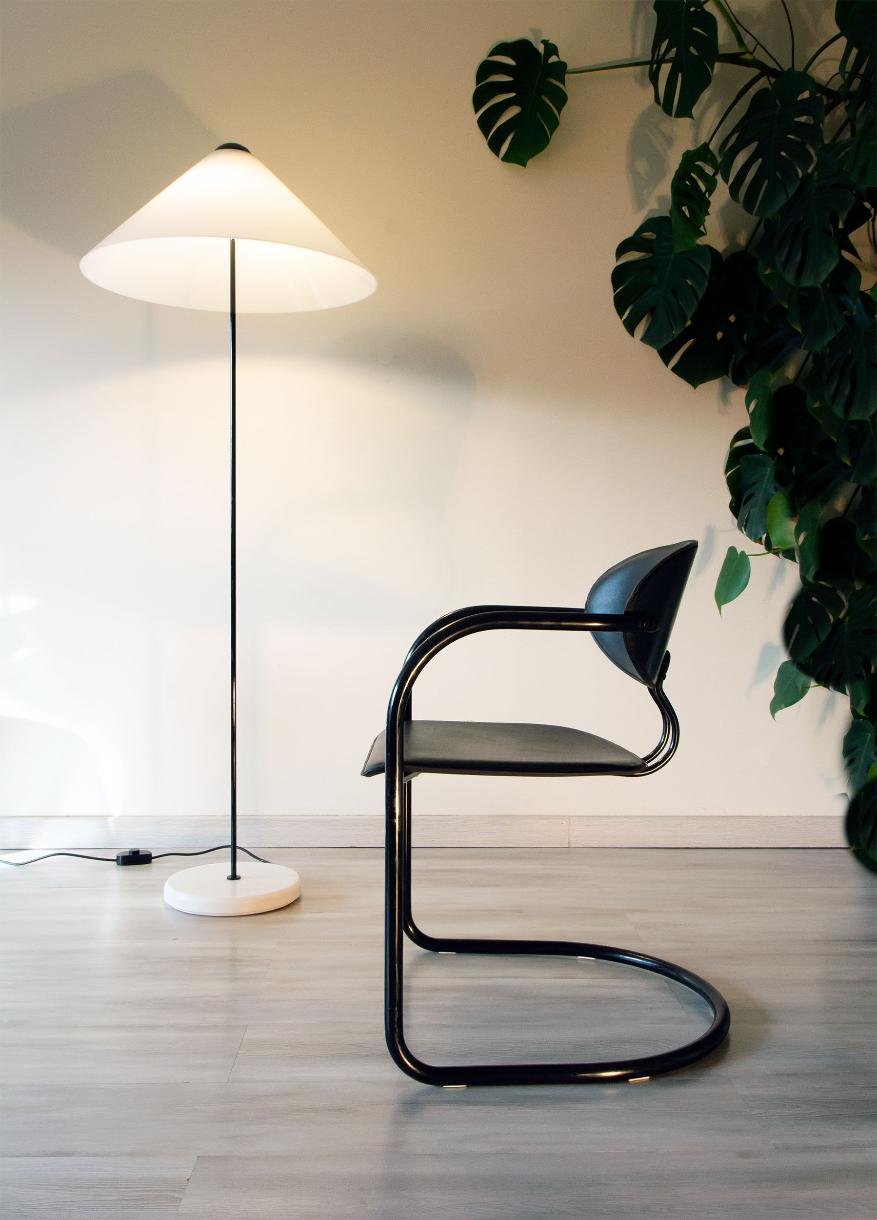 Pair of Bauhaus chairs edited by Effezeta, Italy 1980