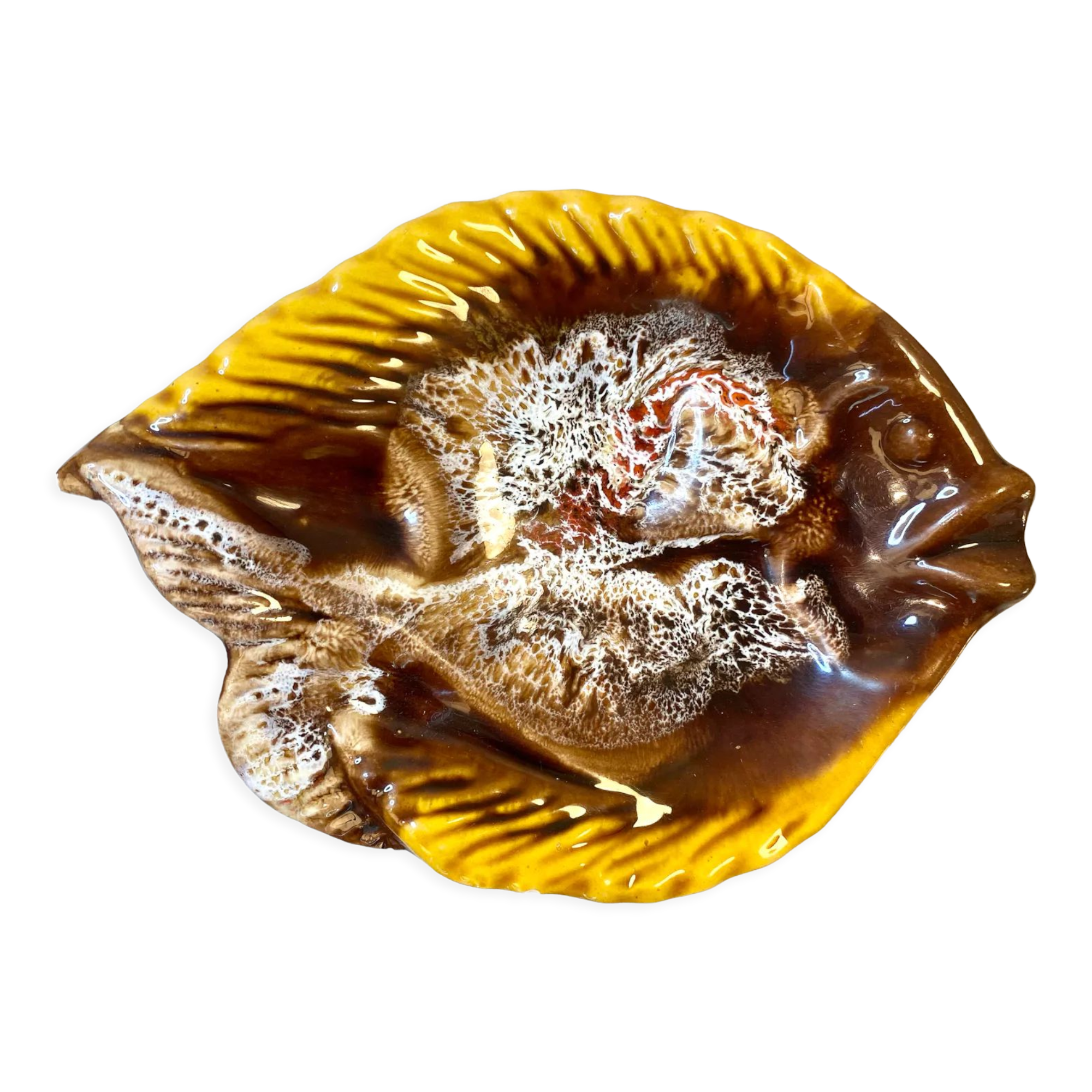 Fish tidy in ceramic