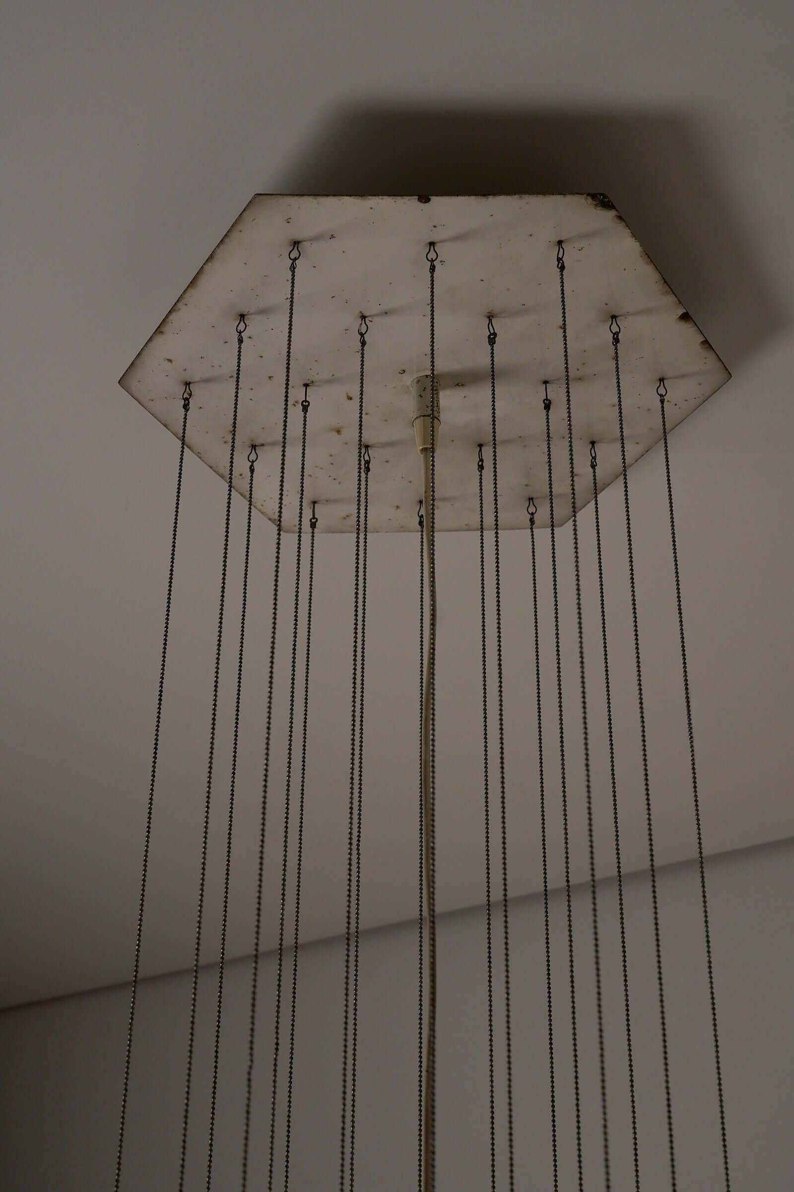 Suspension « Quadrifoglio » en verre de Murano par VeArt, années 1970