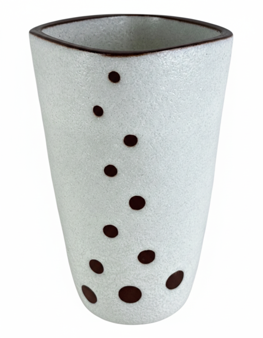 JAAP RAVELLI white ceramic vase signed